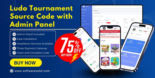 Ludo Tournament Source code with admin panel