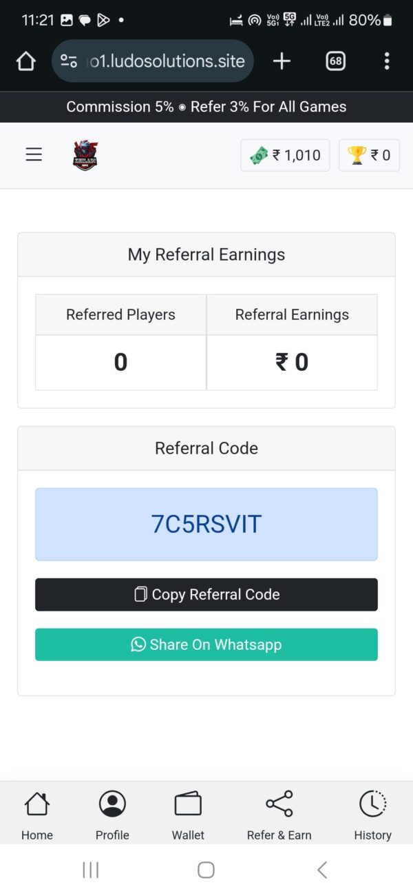Ludo Tournament Website & APP with admin panel - Complete setup and Development Service - Image 15
