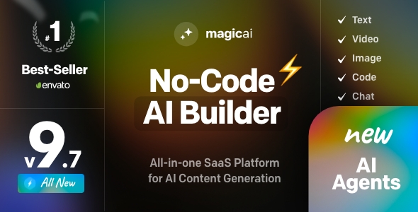 MagicAI is delivering the latest technologies more rapidly than anyone else on CodeCanyon. As the best-selling AI script, MagicAI thrives on unmatched synergy and the largest AI community, providing endless opportunities to learn, collaborate, and grow.