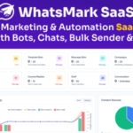 WhatsMarkSaaS - WhatsApp Marketing & Automation SaaS Platform with Bots, Chats, Bulk Sender & AI